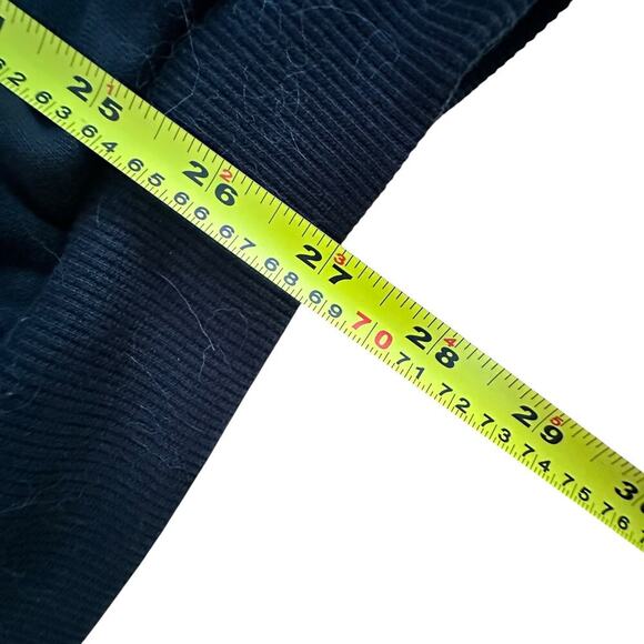 Adidas Trefoil Sweatshirt Adult Large Black Pockets Pullover Logo - Picture 5 of 5